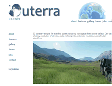 Tablet Screenshot of outerra.com